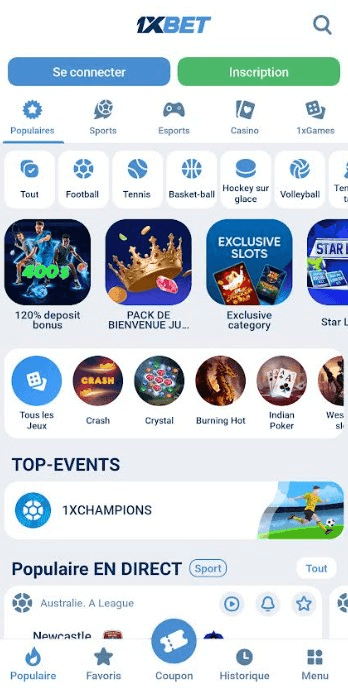 Comment télécharger et installer 1xBet CM pour Android ?